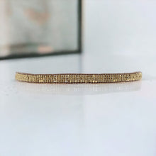 Load image into Gallery viewer, Gold Narrow Beaded Bracelet