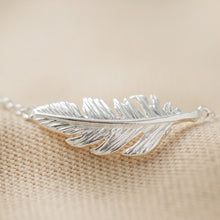 Load image into Gallery viewer, Lisa Angel Feather Necklace - Silver