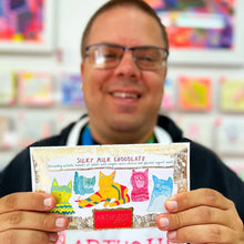 Load image into Gallery viewer, Arthouse Unlimited Miaow for Now Chocolate