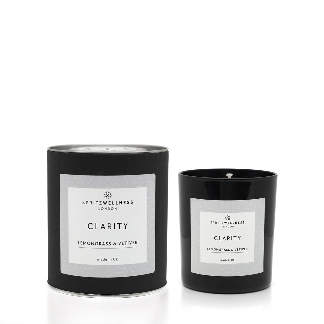 Spritzwellness London -Essential Oil Aromatherapy Candle - 3 fragrances available