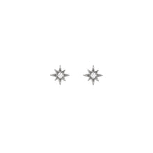 Load image into Gallery viewer, Amelia Scott Ziggy Mini North Star Stud Earrings - Silver