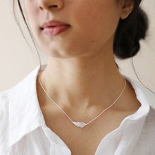 Load image into Gallery viewer, Lisa Angel Feather Necklace - Silver