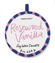 Load image into Gallery viewer, PADDYWAX Ceramic Boxed Rosewood Vanilla Scented Candle