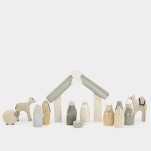 Load image into Gallery viewer, East of India Natural Nativity Set