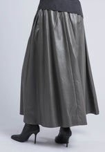 Load image into Gallery viewer, Religion Sophie Faux Leather Maxi Skirt - Grey