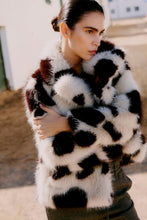 Load image into Gallery viewer, B Young Bemio Cow Print Coat