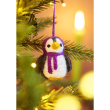 Load image into Gallery viewer, Felt Penguin Decorations - 5 Colours