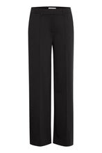 Load image into Gallery viewer, ICHI Kate Wide Trousers - Black
