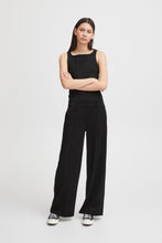 Load image into Gallery viewer, ICHI Kate Wide Trousers - Black