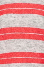 Load image into Gallery viewer, ICHI Dusty Stripe Jumper - Coral