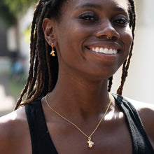 Load image into Gallery viewer, Scream Pretty Roller Skate Hoop Earrings (comes in Gold Plated or Silver Plated)