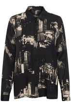 Load image into Gallery viewer, Culture Nelly Cityscape Monochrome Shirt
