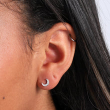 Load image into Gallery viewer, Attic Creations Message Bottle Earrings - ‘Over The Moon For You’