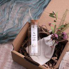 Load image into Gallery viewer, Attic Creations Message Bottle Earrings - ‘World Is Your Oyster’