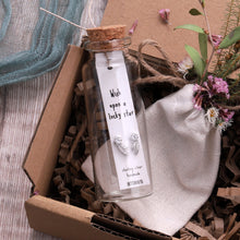 Load image into Gallery viewer, Attic Creations Message Bottle Earrings - ‘Wish Upon A Lucky Star’