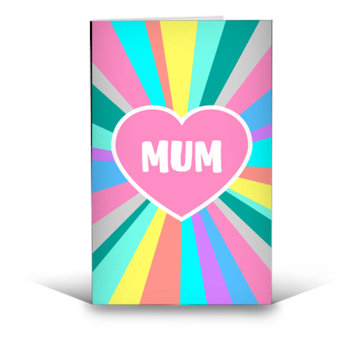 Mum Colour Burst Card