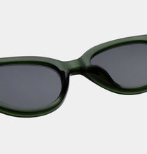 Load image into Gallery viewer, A. KJAERBEDE Winnie Sunglasses - Dark Green Transparent
