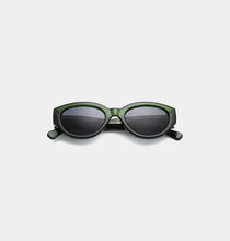 Load image into Gallery viewer, A. KJAERBEDE Winnie Sunglasses - Dark Green Transparent
