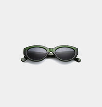 Load image into Gallery viewer, A. KJAERBEDE Winnie Sunglasses - Dark Green Transparent