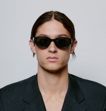 Load image into Gallery viewer, A. KJAERBEDE Winnie Sunglasses - Dark Green Transparent