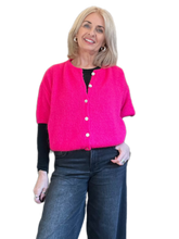 Load image into Gallery viewer, Elbow Sleeve Mohair Cardi - One Size