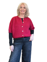 Load image into Gallery viewer, Elbow Sleeve Mohair Cardi - One Size