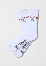 Load image into Gallery viewer, BESOCKS Snoopy Socks - Rainbow