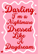 Load image into Gallery viewer, Taylor Swift blank space inspired print A3