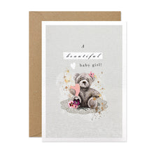 Load image into Gallery viewer, Stephanie Davies A Beautiful Baby Girl Card