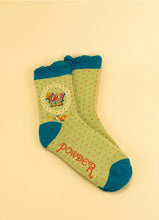 Load image into Gallery viewer, Powder Initial A-Z Bamboo Ankle Socks