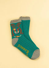 Load image into Gallery viewer, Powder Initial A-Z Bamboo Ankle Socks