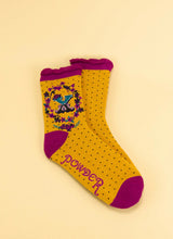 Load image into Gallery viewer, Powder Initial A-Z Bamboo Ankle Socks