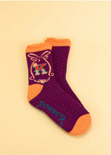 Load image into Gallery viewer, Powder Initial A-Z Bamboo Ankle Socks