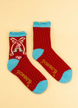 Load image into Gallery viewer, Powder Initial A-Z Bamboo Ankle Socks