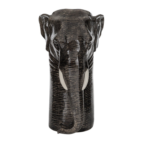 Quail Elephant Vase
