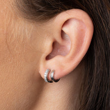 Load image into Gallery viewer, Scream Pretty Mismatched Double Huggie - Gold or Silver