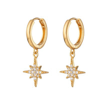Load image into Gallery viewer, Starburst Earrings - Silver or Gold