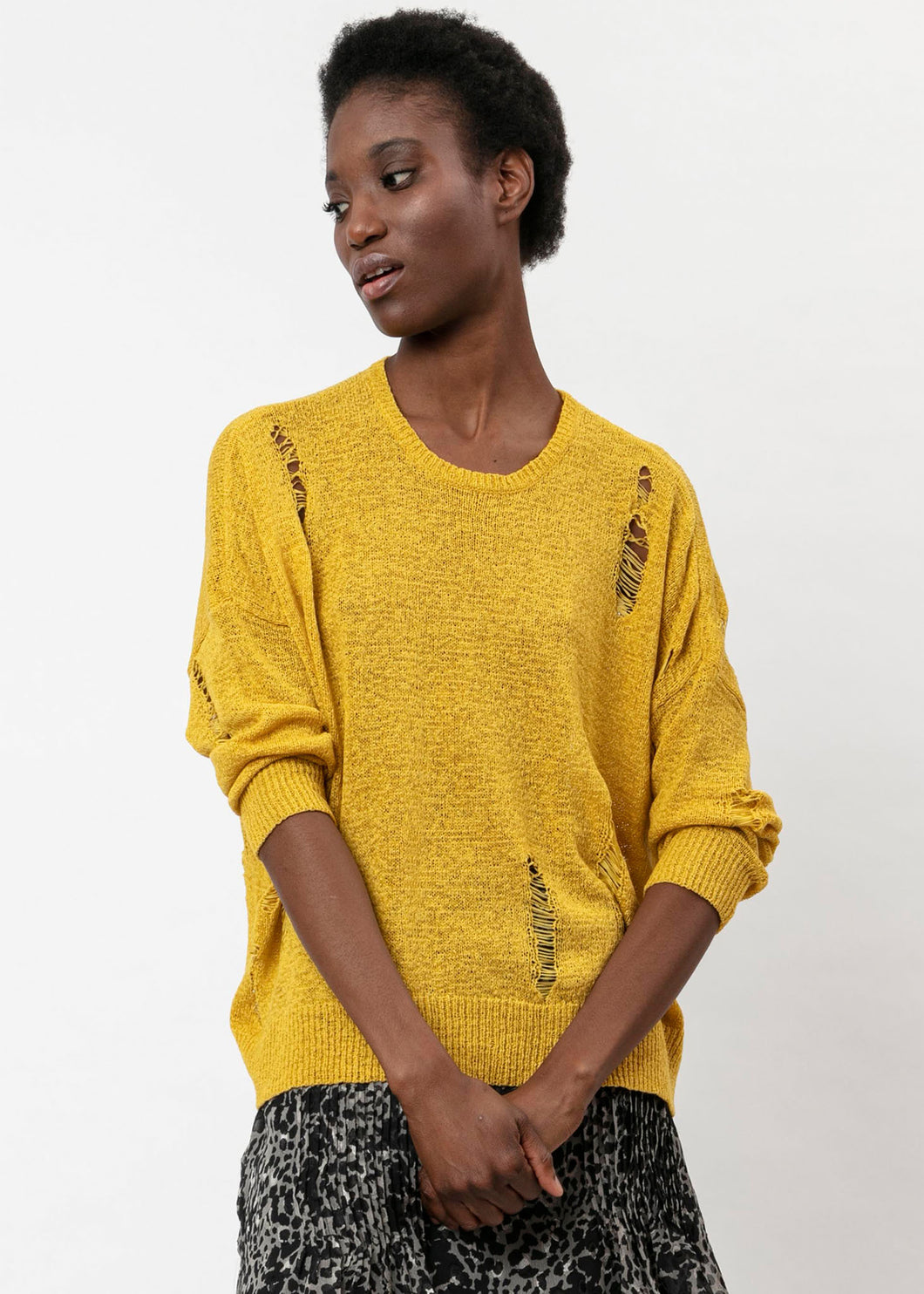 Bright mustard yellow jumper