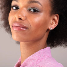 Load image into Gallery viewer, Sterling silver Audrey Huggie Hoop Earrings