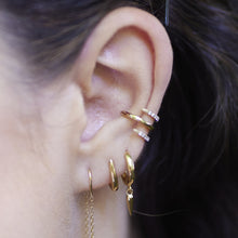 Load image into Gallery viewer, Scream Pretty Triple Claw Single Ear Cuff - Gold & Silver