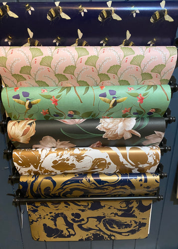 Various wrapping paper designs 