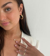 Load image into Gallery viewer, The Hoop Station Square Textured Gold 35mm