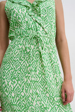 Load image into Gallery viewer, ICHI Frill Neck Long Dress - 2 Colours