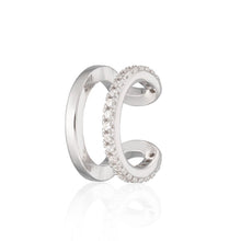 Load image into Gallery viewer, Scream Pretty Double Band Single Ear Cuff - Silver or Gold