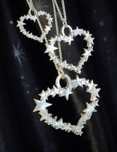 Load image into Gallery viewer, Carter Gore Silver Pendant Star Heart