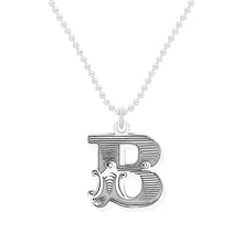 Load image into Gallery viewer, Carter Gore Silver Pendant ‘B’ - 3 sizes available