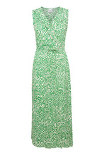 Load image into Gallery viewer, ICHI Frill Neck Long Dress - 2 Colours