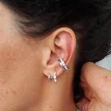 Load image into Gallery viewer, Silver Opal Ear Cuff

