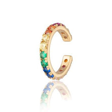 Load image into Gallery viewer, Rainbow Sparkling Ear Cuff - Silver or Gold