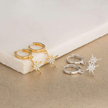Load image into Gallery viewer, Starburst Earrings - Silver or Gold